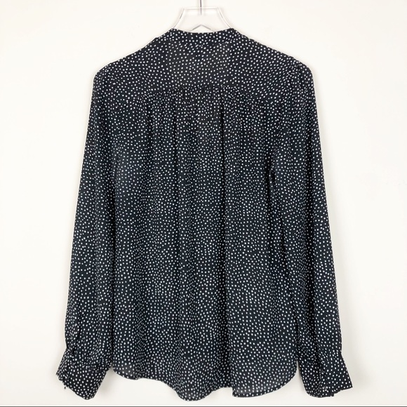 LULU’S On The Spot Black Polka Dot Button-Up Top - Picture 6 of 8